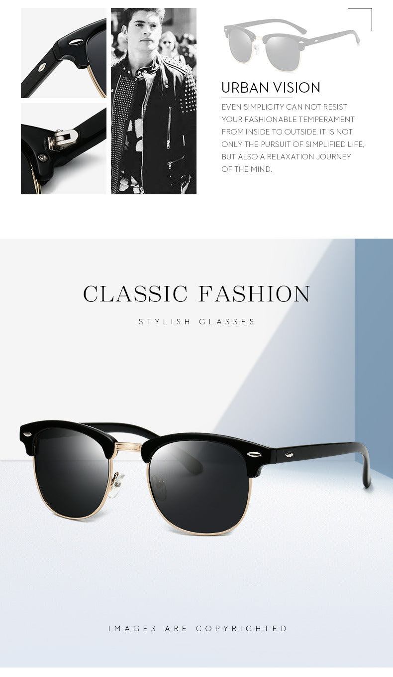 Azylo Retro 3016 Polarized Sunglasses & UV400 Classic Eyewear