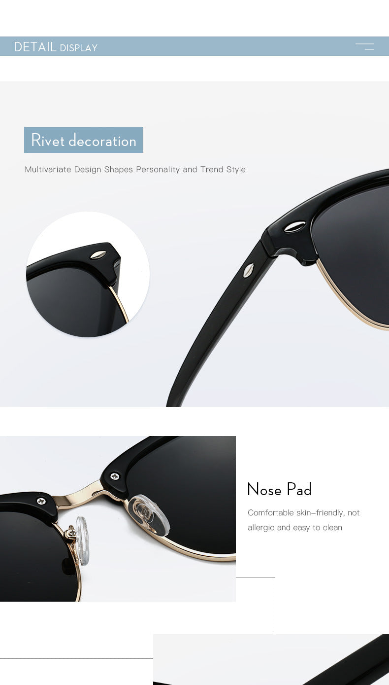 Azylo Retro 3016 Polarized Sunglasses & UV400 Classic Eyewear
