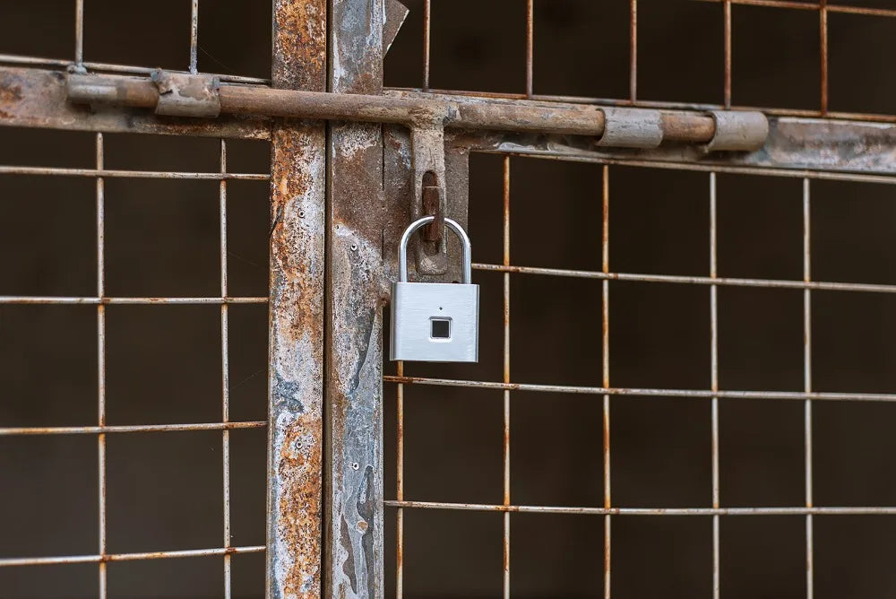 Azylo Heavy-Duty Smart Fingerprint Padlock & Keyless Security Lock