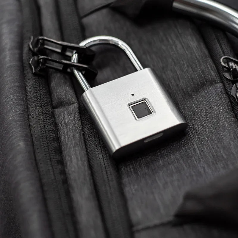 Azylo Heavy-Duty Smart Fingerprint Padlock & Keyless Security Lock