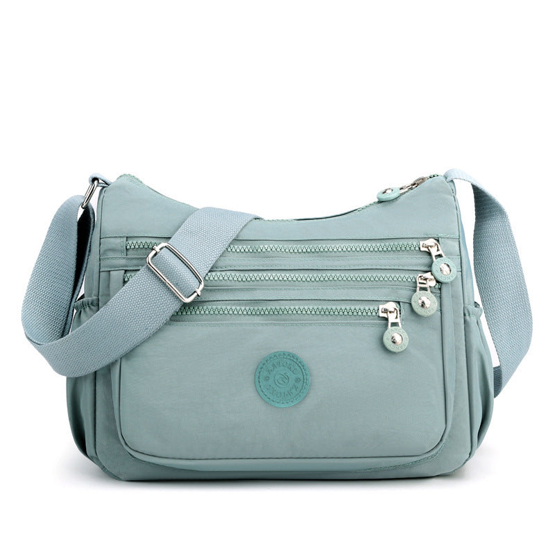 Azylo Lightweight Multi-Pocket Nylon Crossbody Bag & Daily Utility Purse