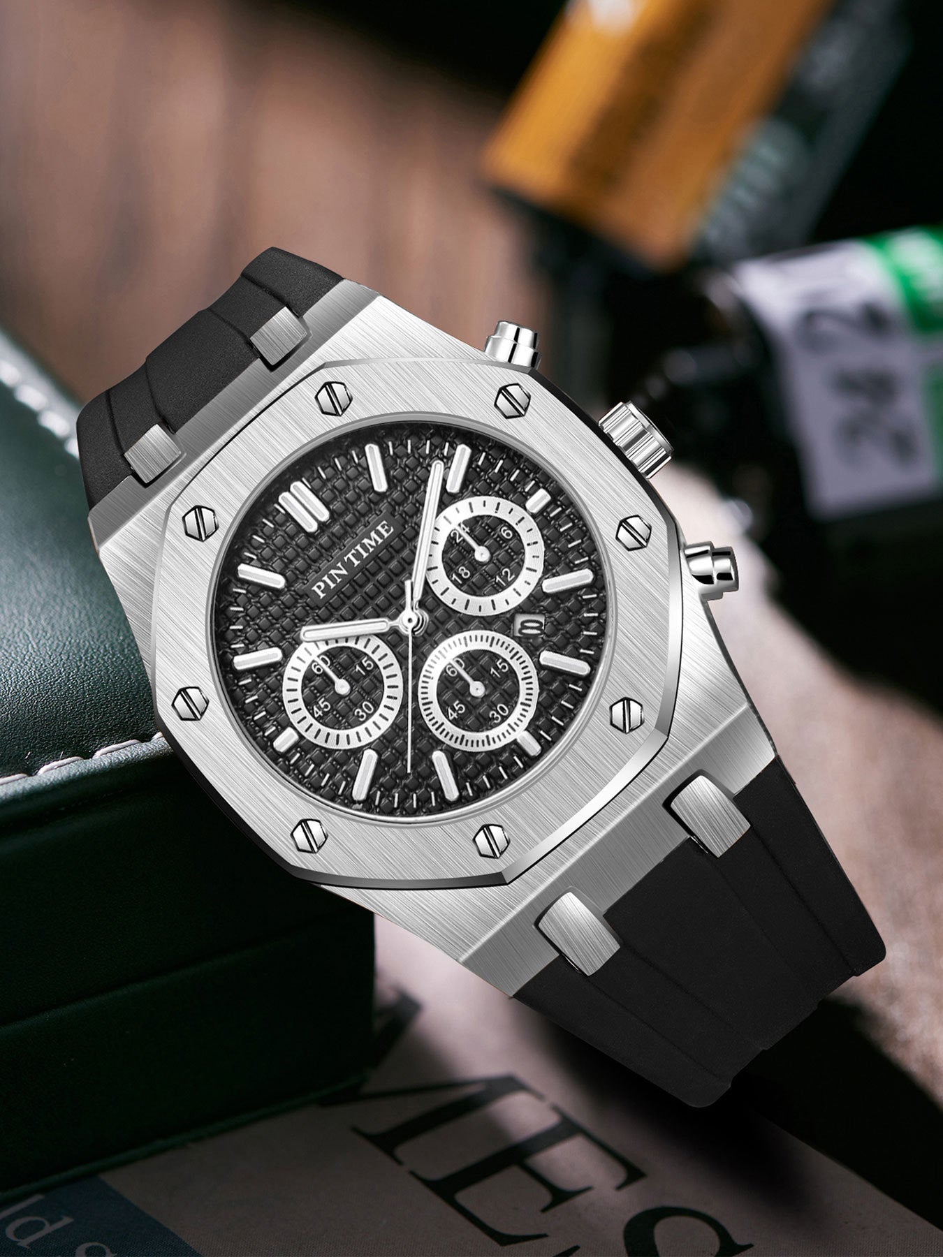 Azylo Royal Chrono Luxury Octagonal Sports Watch