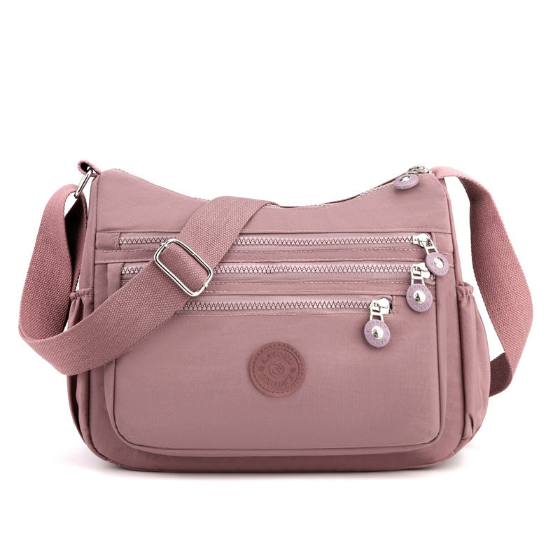 Azylo Lightweight Multi-Pocket Nylon Crossbody Bag & Daily Utility Purse