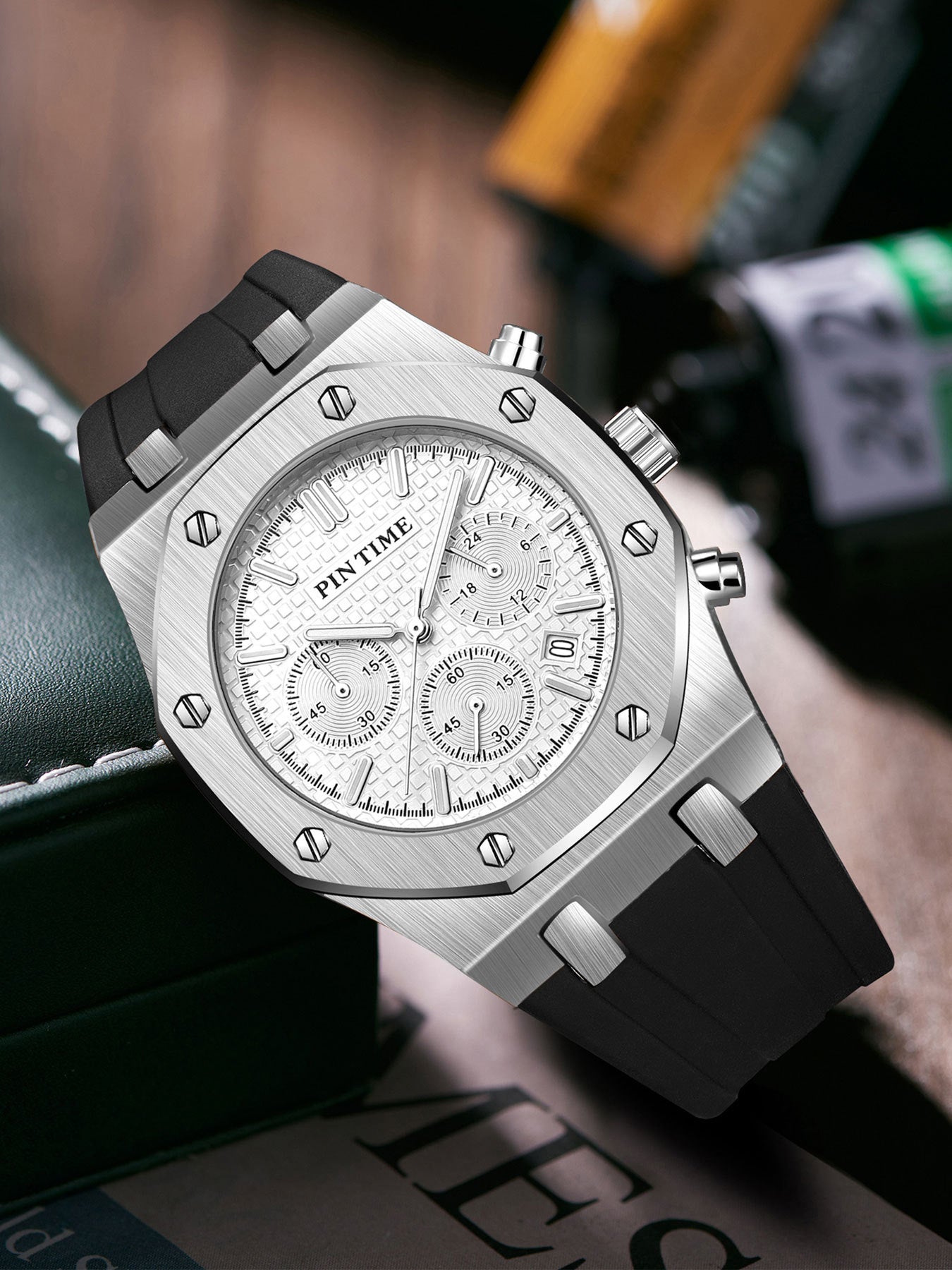 Azylo Royal Chrono Luxury Octagonal Sports Watch