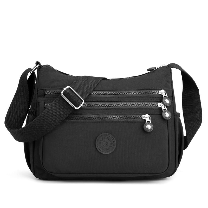 Azylo Lightweight Multi-Pocket Nylon Crossbody Bag & Daily Utility Purse