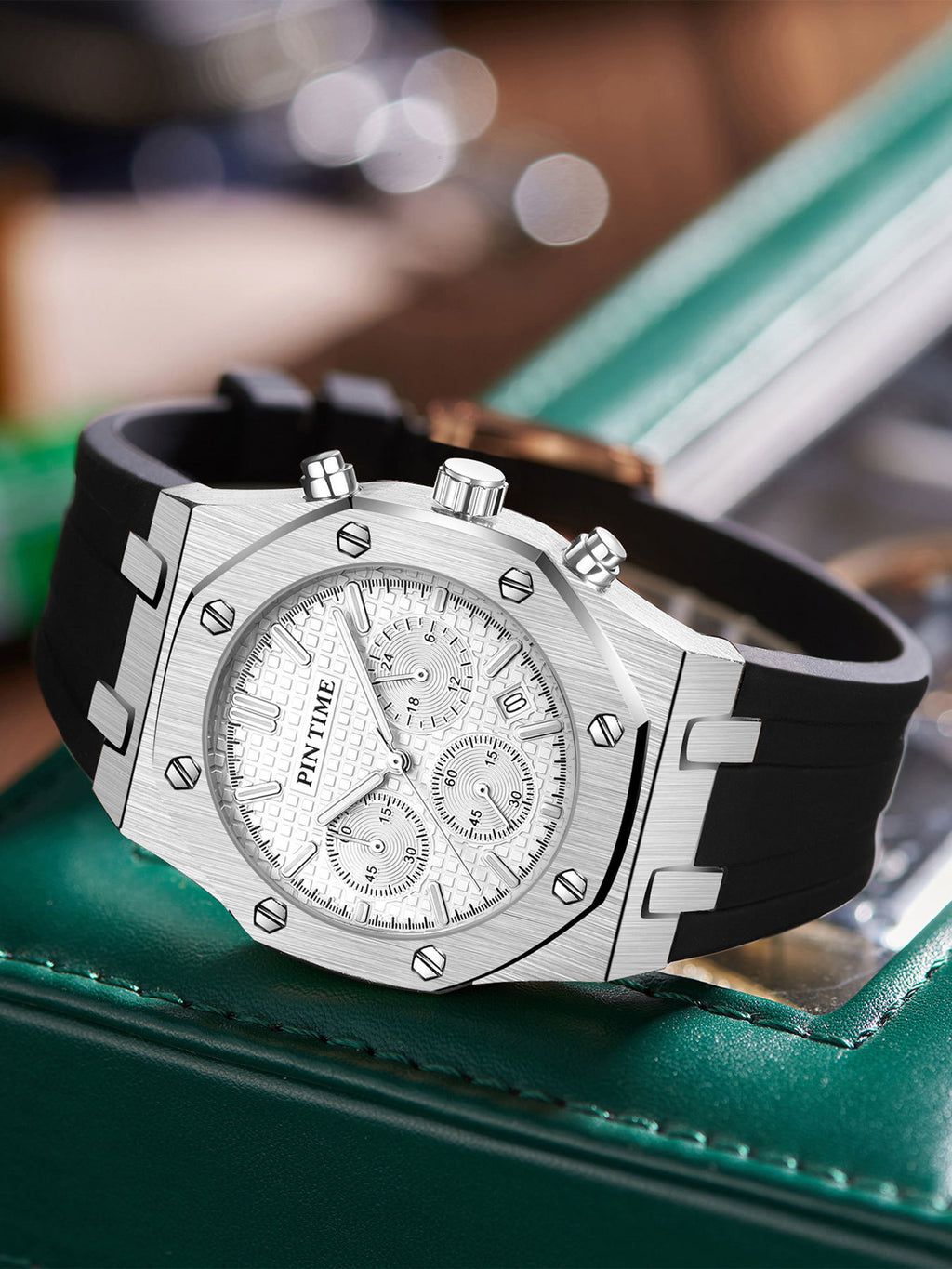 Azylo Royal Chrono Luxury Octagonal Sports Watch