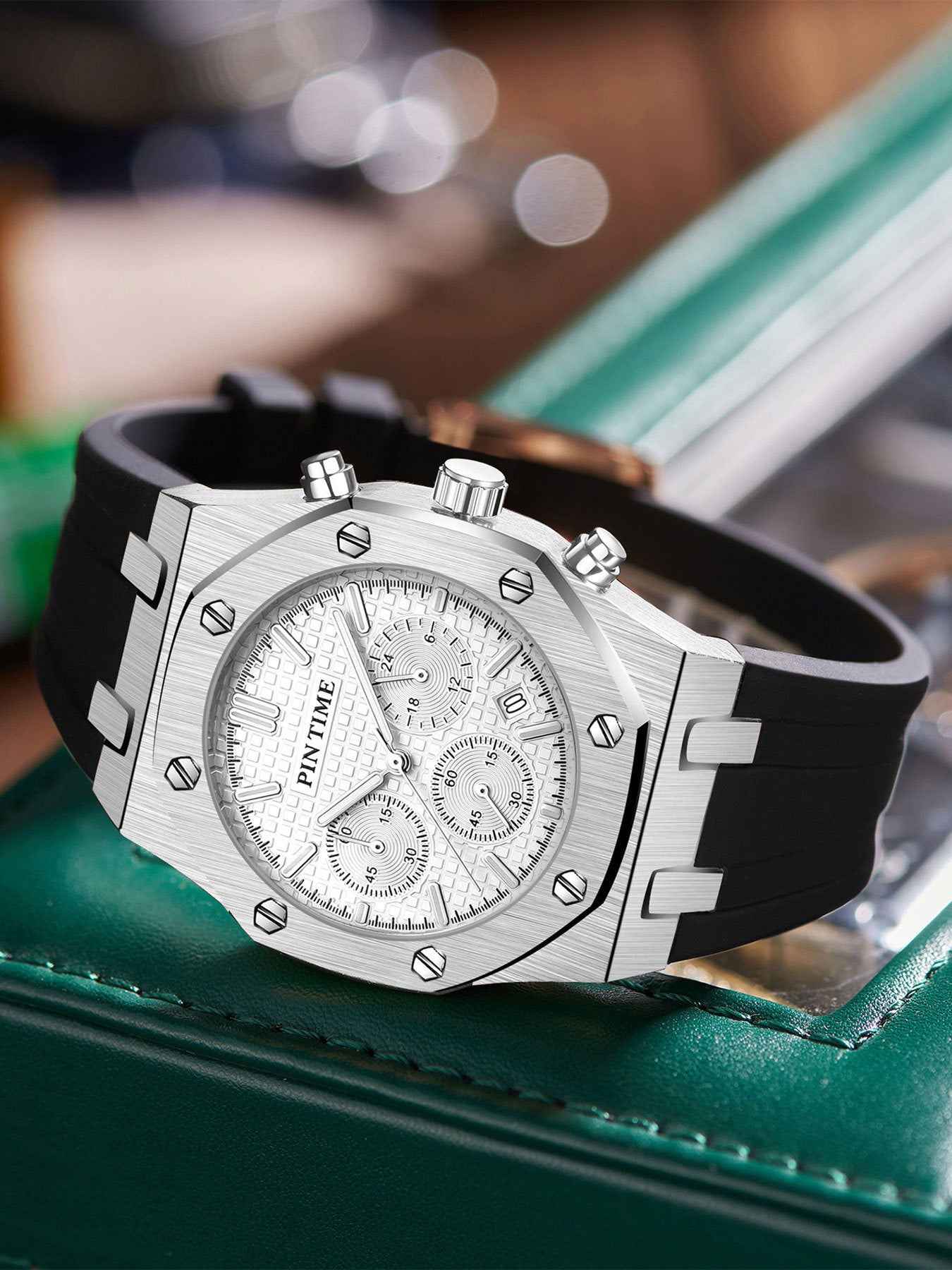 Azylo Royal Chrono Luxury Octagonal Sports Watch
