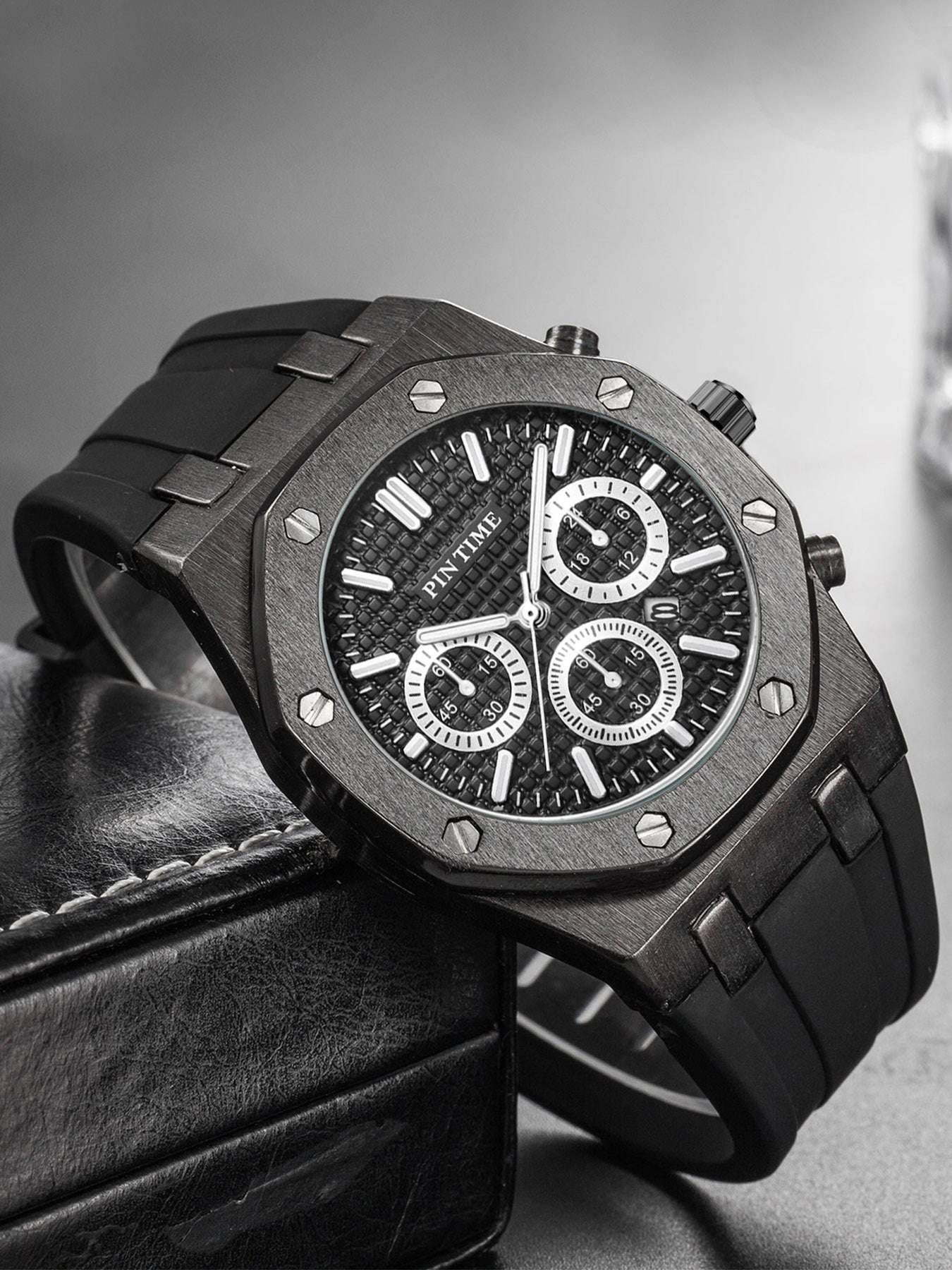 Azylo Royal Chrono Luxury Octagonal Sports Watch