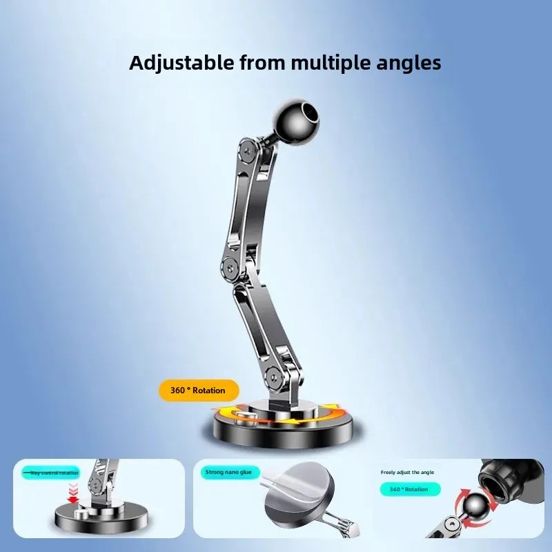 Azylo Universal 17mm Ball Joint Custom Car Mount Base & Multi-Arm Holder Set