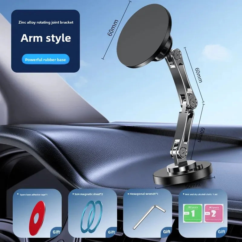 Azylo Universal 17mm Ball Joint Custom Car Mount Base & Multi-Arm Holder Set