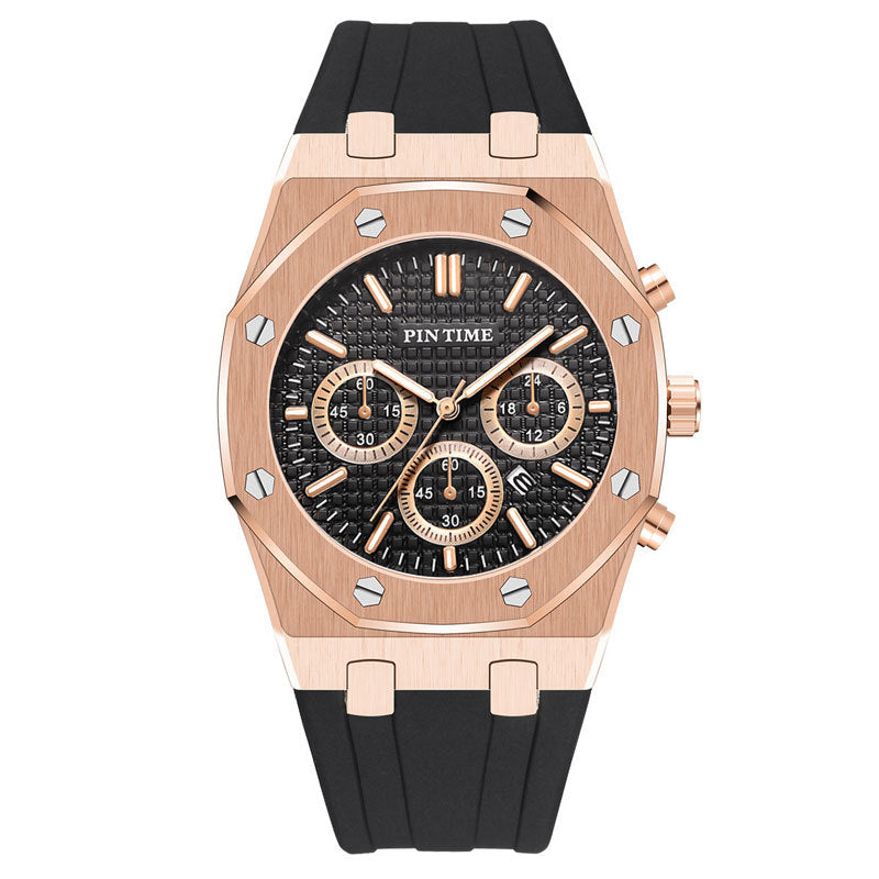 Azylo Royal Chrono Luxury Octagonal Sports Watch