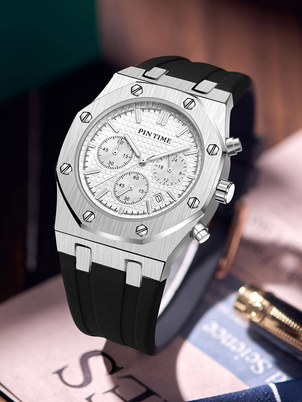Azylo Royal Chrono Luxury Octagonal Sports Watch
