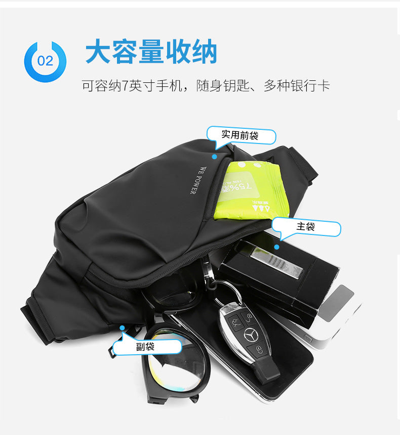 Azylo Multifunctional Water-Repellent Tactical Chest & Waist Bag