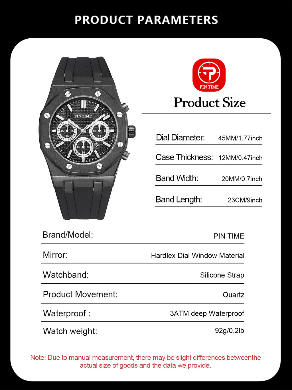 Azylo Royal Chrono Luxury Octagonal Sports Watch