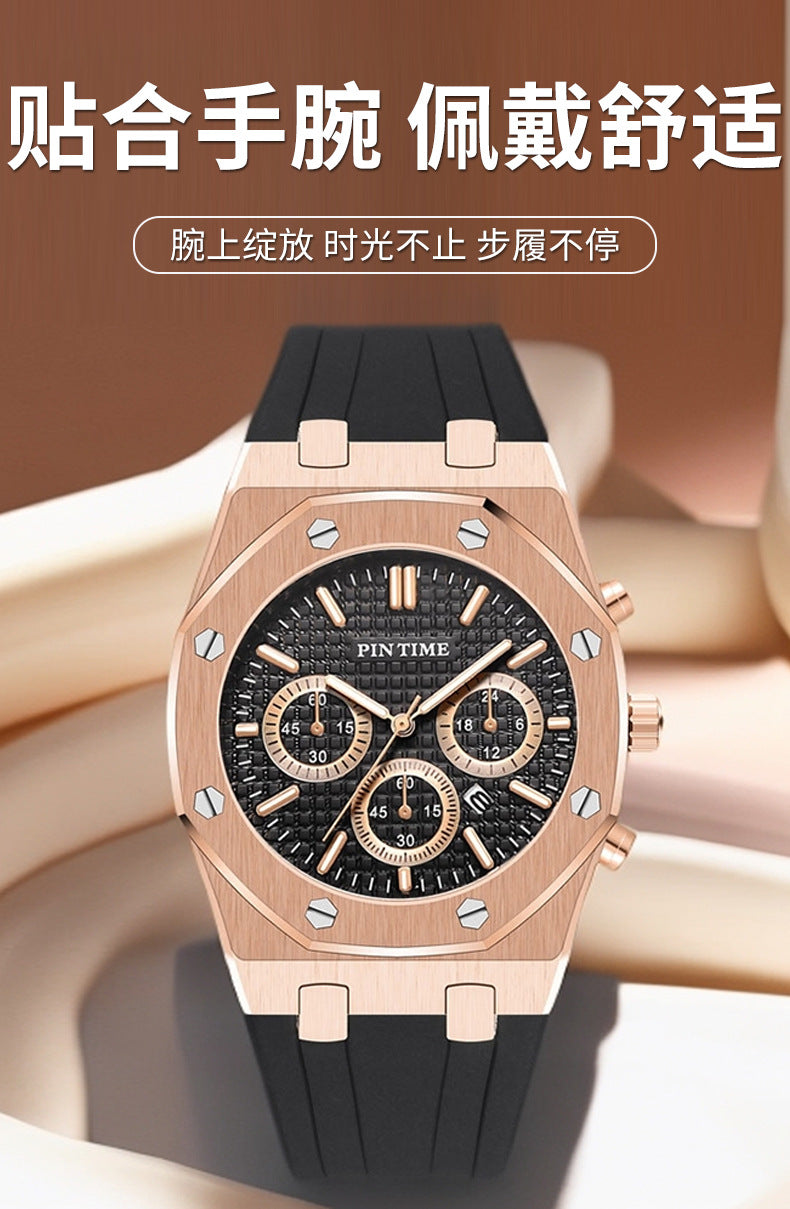 Azylo Royal Chrono Luxury Octagonal Sports Watch
