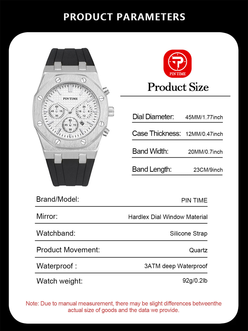 Azylo Royal Chrono Luxury Octagonal Sports Watch