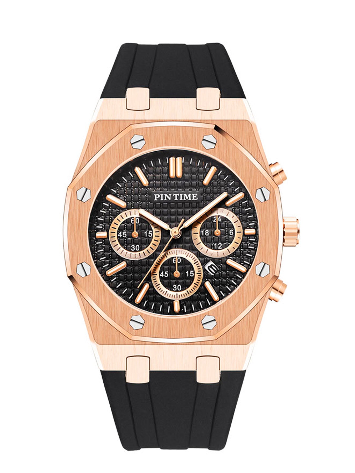 Azylo Royal Chrono Luxury Octagonal Sports Watch
