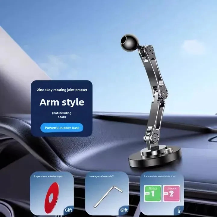 Azylo Universal 17mm Ball Joint Custom Car Mount Base & Multi-Arm Holder Set