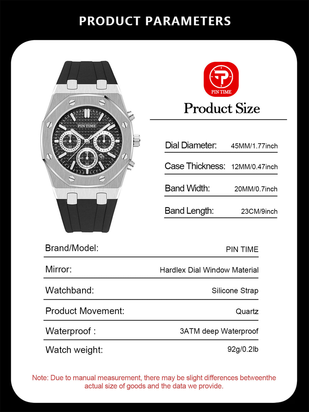 Azylo Royal Chrono Luxury Octagonal Sports Watch