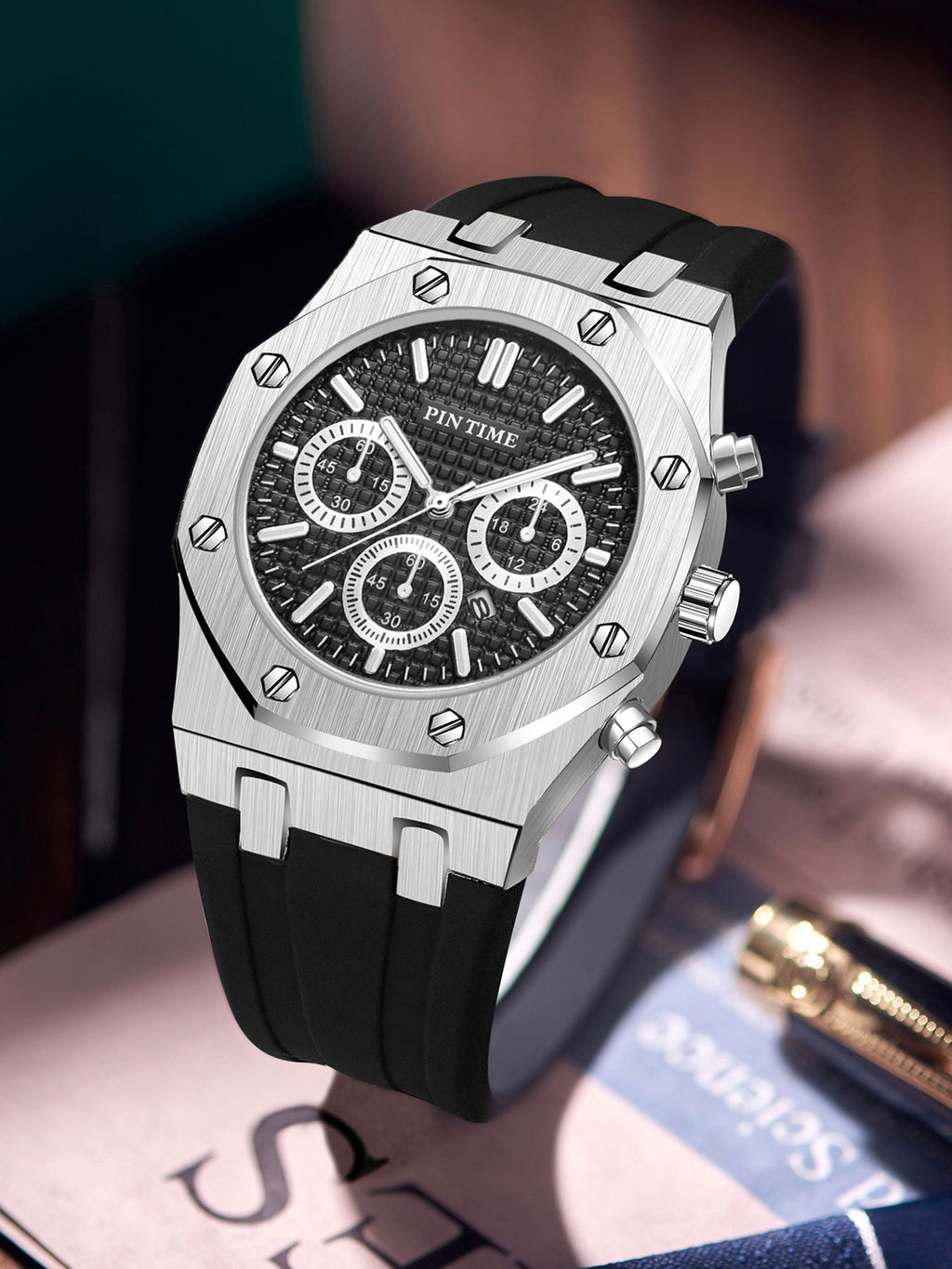Azylo Royal Chrono Luxury Octagonal Sports Watch