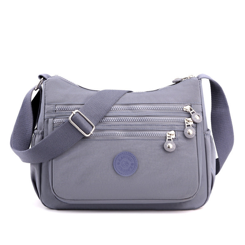 Azylo Lightweight Multi-Pocket Nylon Crossbody Bag & Daily Utility Purse