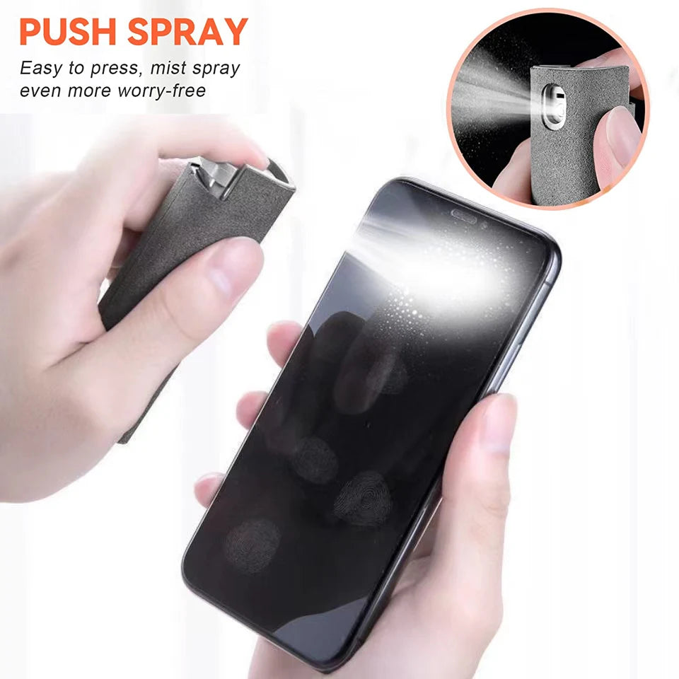 Azylo 2-in-1 Portable Phone Screen Cleaner & Microfiber Wiping Set