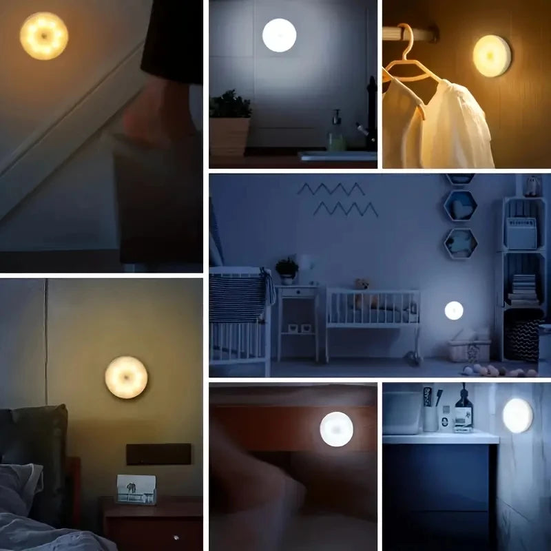 Azylo Smart Round Motion Sensor LED Night Light