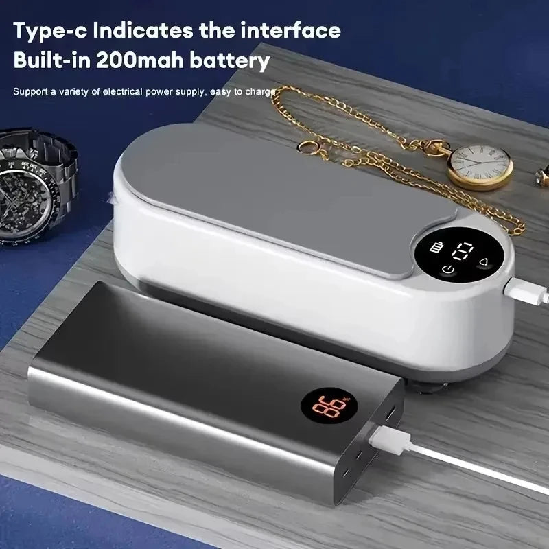 Azylo Wireless High-Frequency Ultrasonic Cleaner Machine