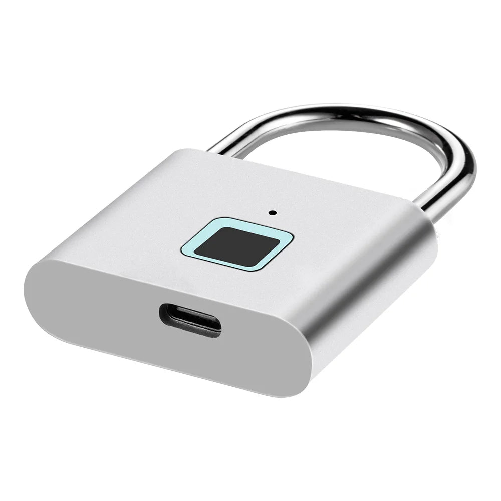 Azylo Heavy-Duty Smart Fingerprint Padlock & Keyless Security Lock