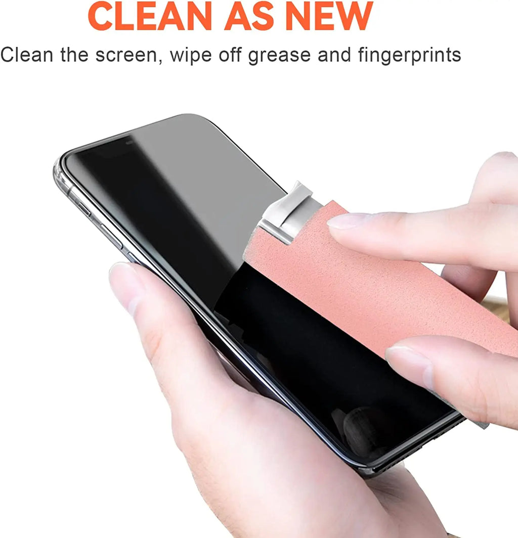 Azylo 2-in-1 Portable Phone Screen Cleaner & Microfiber Wiping Set