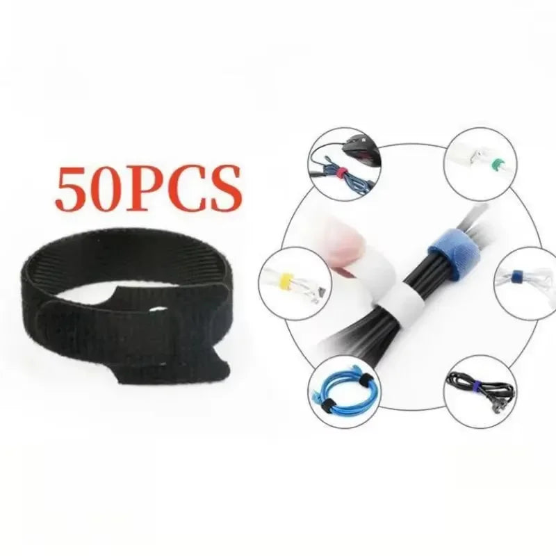 Azylo Reusable Nylon Cable Organizer & Management Tape Roll