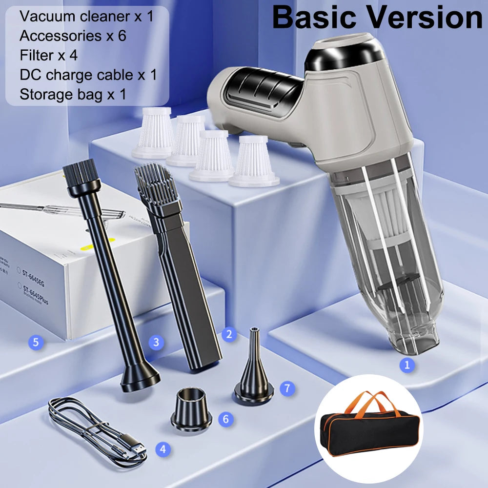 Azylo 3-in-1 Max Wireless Vacuum & High-Power Dust Blower (95,000PA)