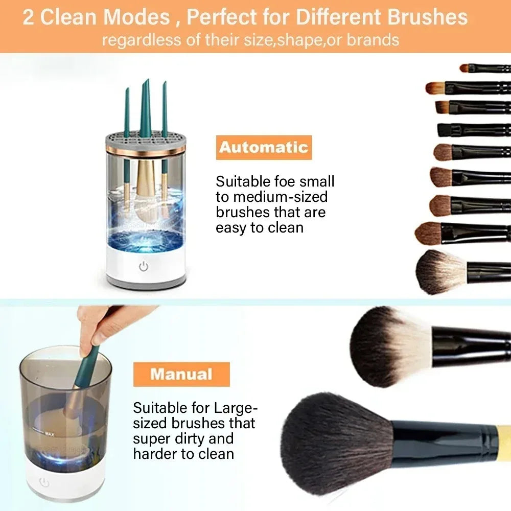 Azylo Smart Electric Automatic Makeup Brush Cleaner & Dryer
