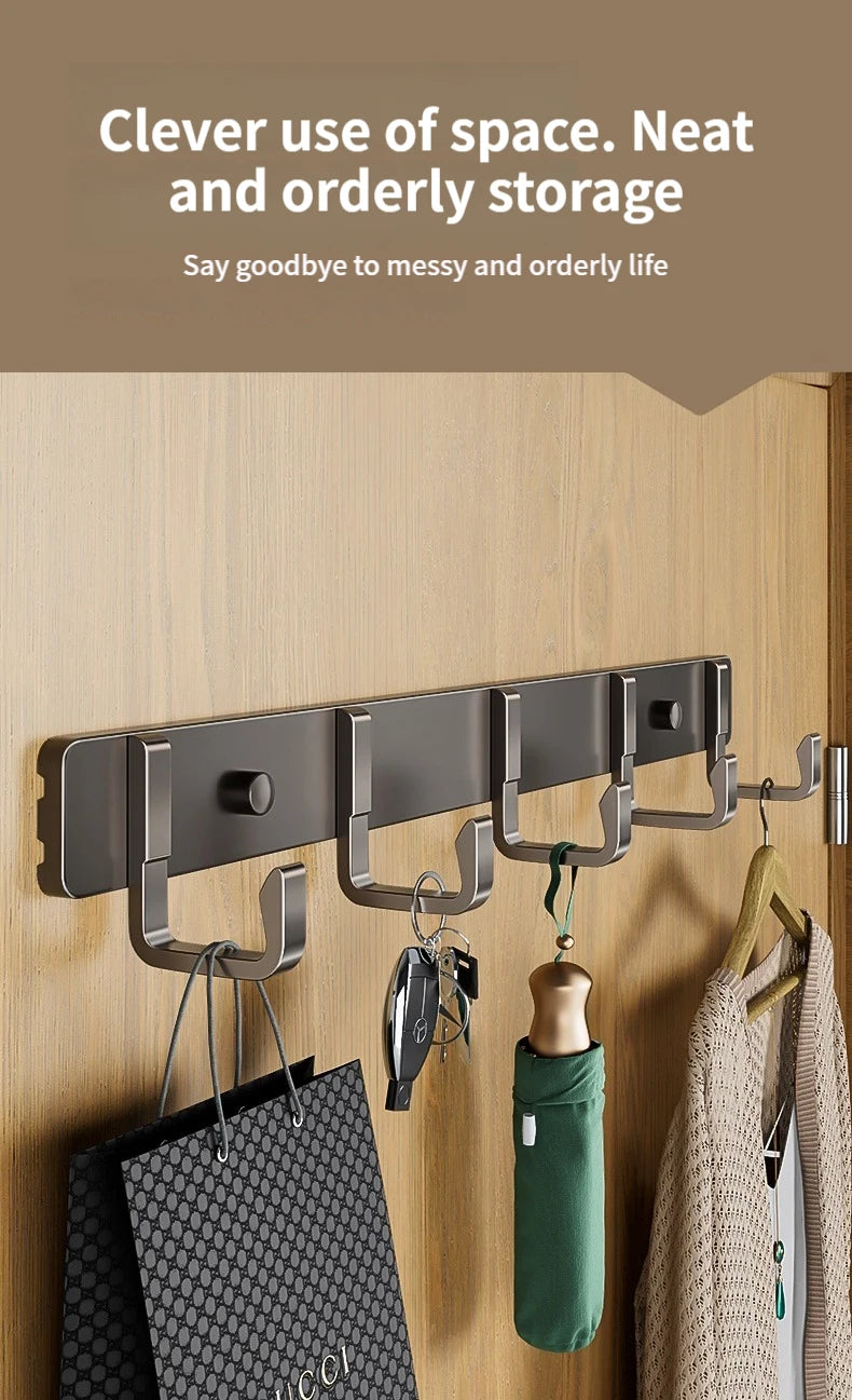 Azylo Heavy-Duty Aluminum Alloy Wall-Mounted Coat & Robe Hook