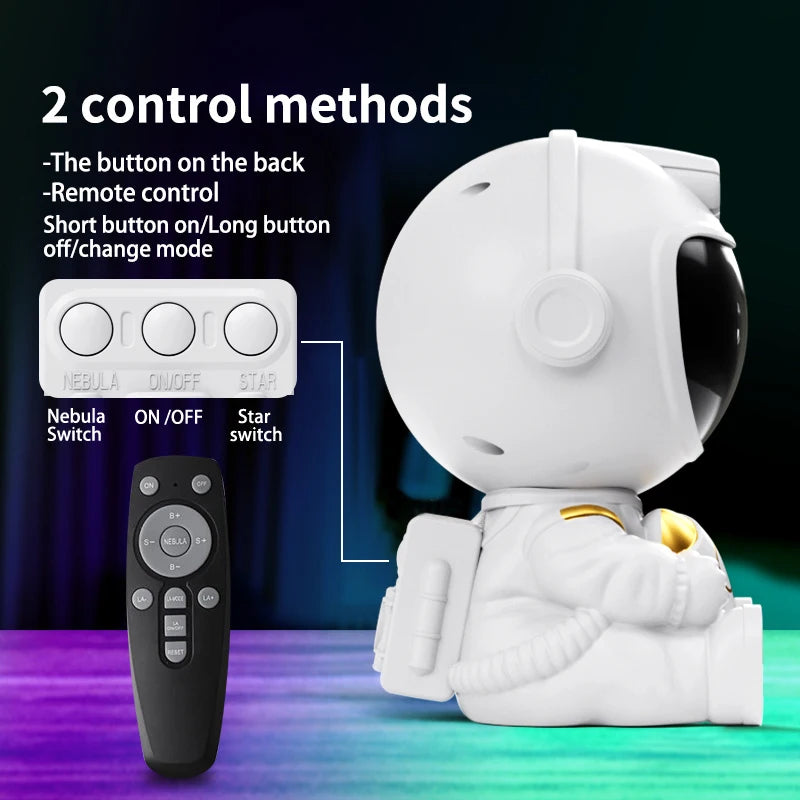 Azylo Smart Astronaut Galaxy Nebula Star Projector