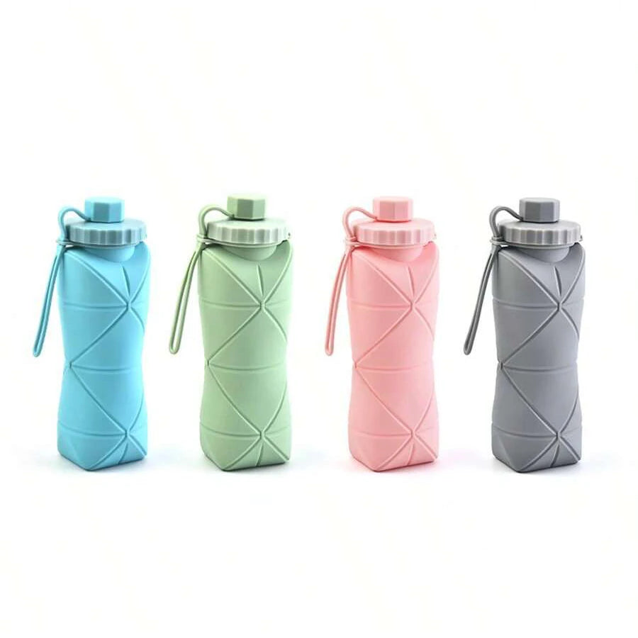 Azylo 600ml Large Collapsible Silicone Travel Cup (Foldable Portable Mug)