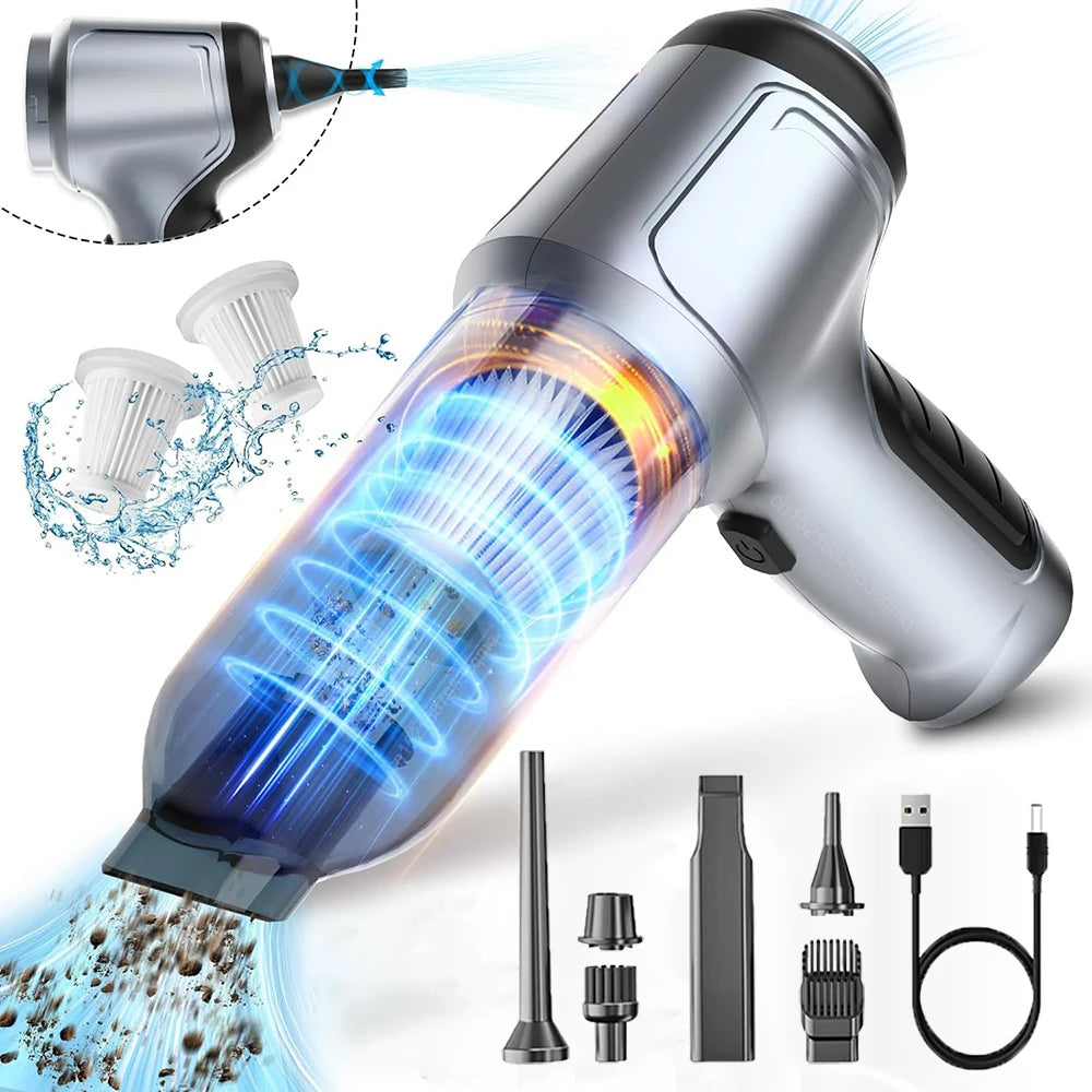 Azylo 3-in-1 Max Wireless Vacuum & High-Power Dust Blower (95,000PA)
