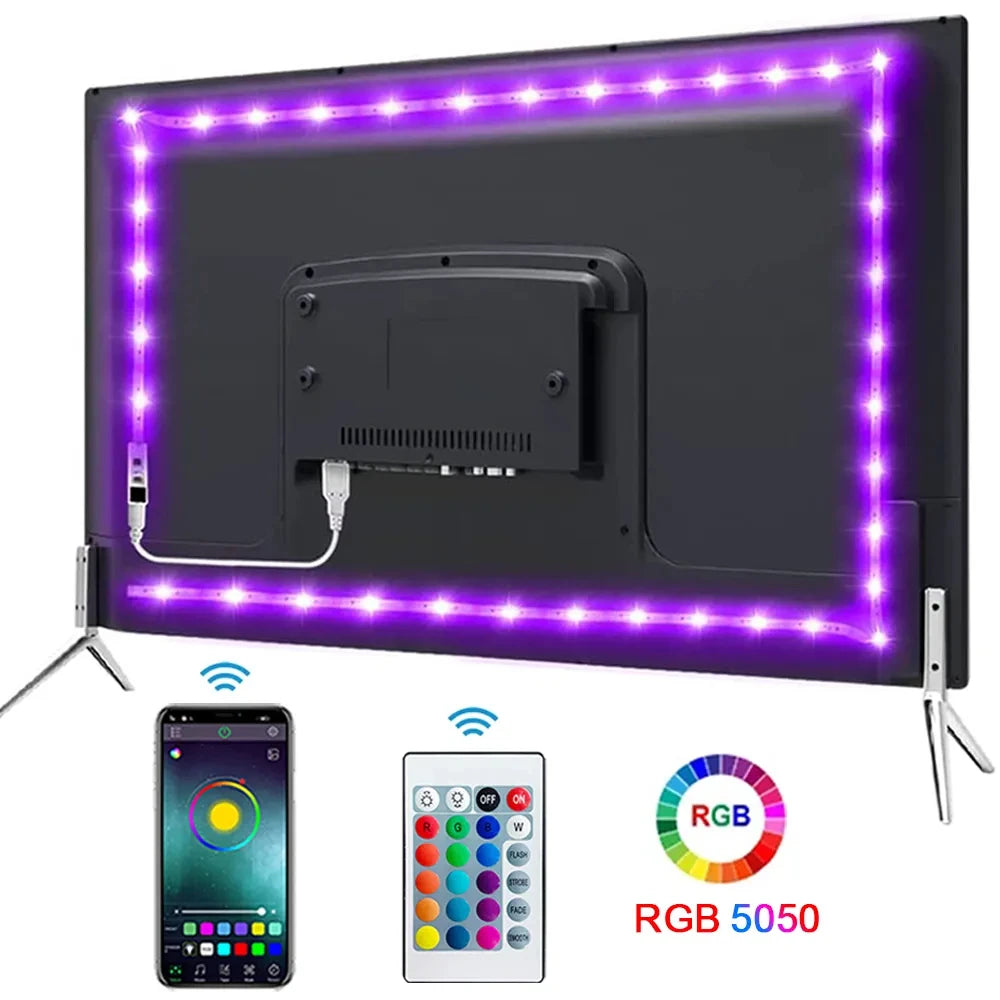 Azylo Smart Bluetooth RGB LED Strip Lights (5M / App Control)