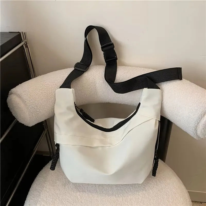 Azylo Casual Korean-Style Nylon Hobo Crossbody Bag