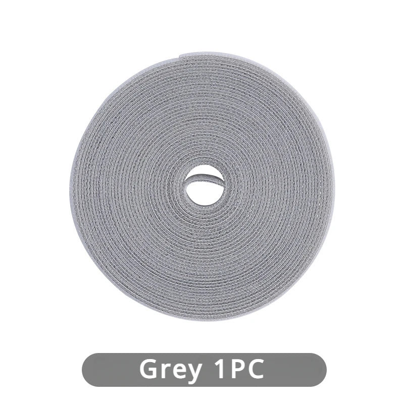 Azylo Reusable Hook & Loop Cable Management Tie Roll (3-Meter Cut-to-Length)