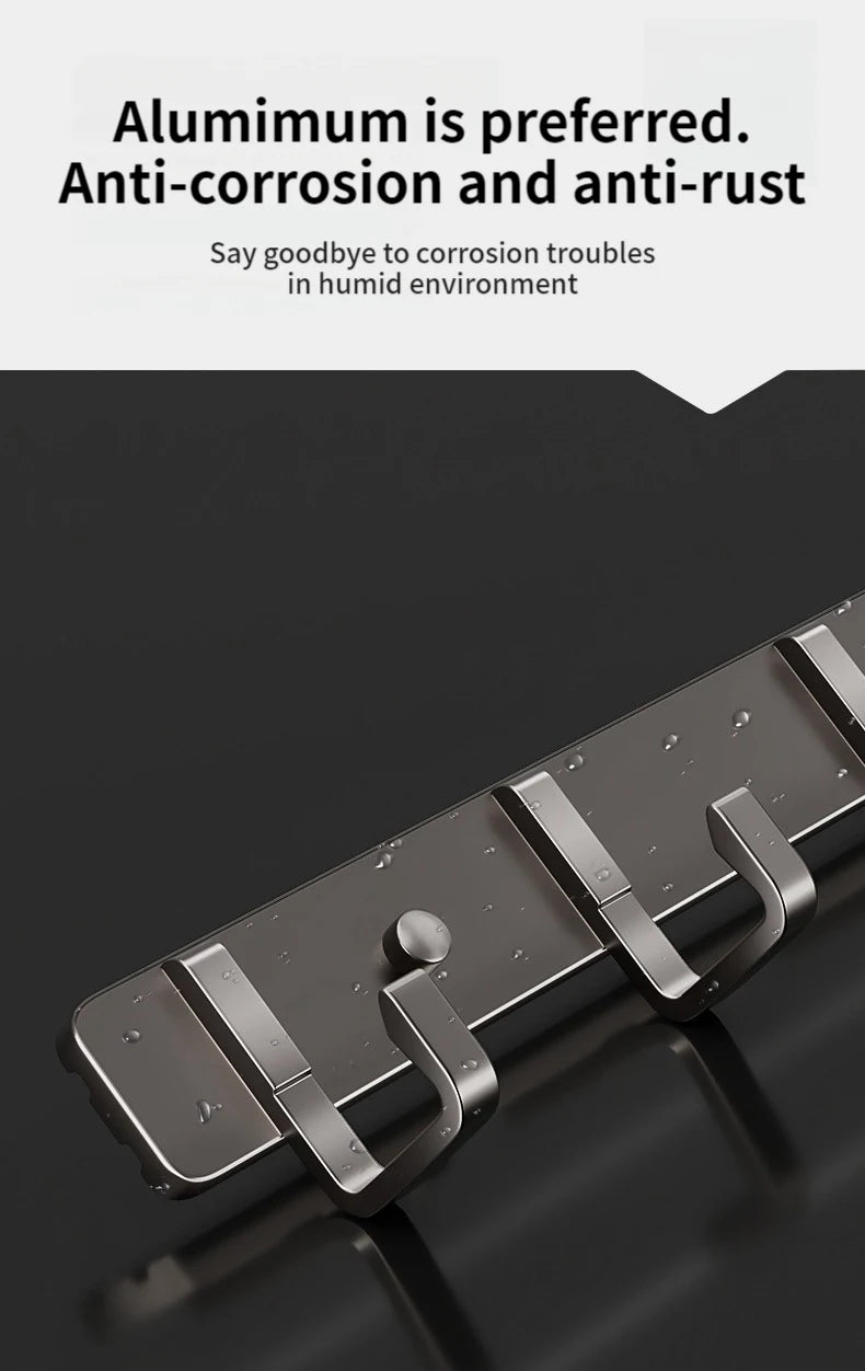 Azylo Heavy-Duty Aluminum Alloy Wall-Mounted Coat & Robe Hook