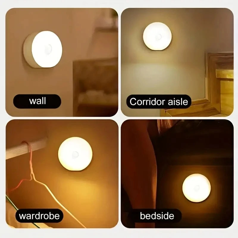 Azylo Smart Round Motion Sensor LED Night Light