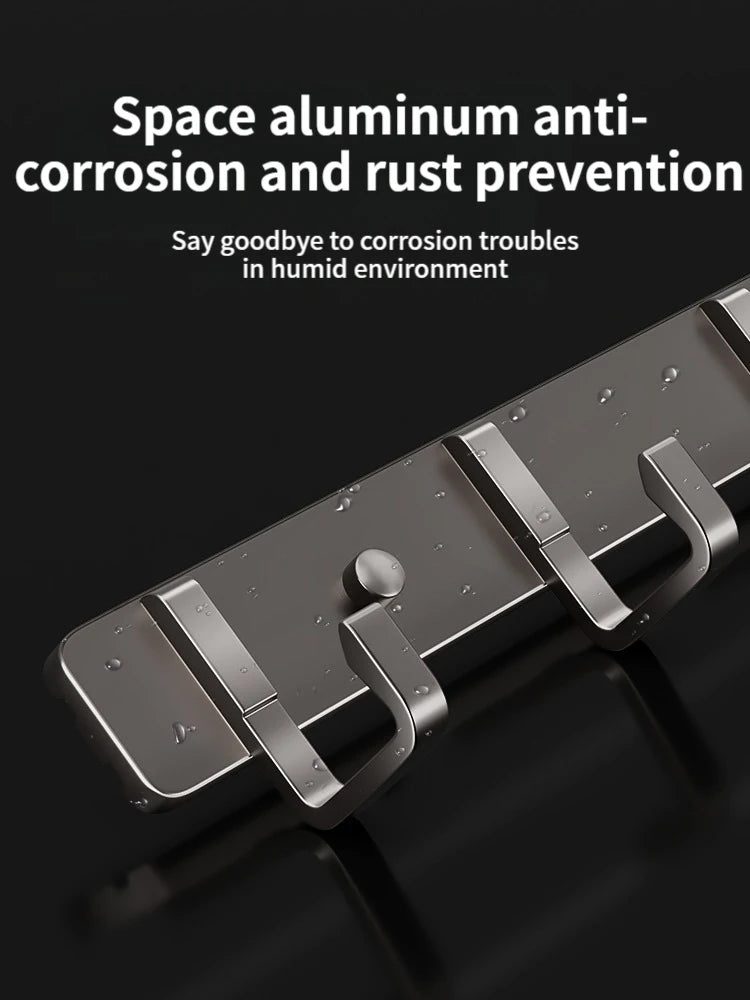 Azylo Heavy-Duty Aluminum Alloy Wall-Mounted Coat & Robe Hook