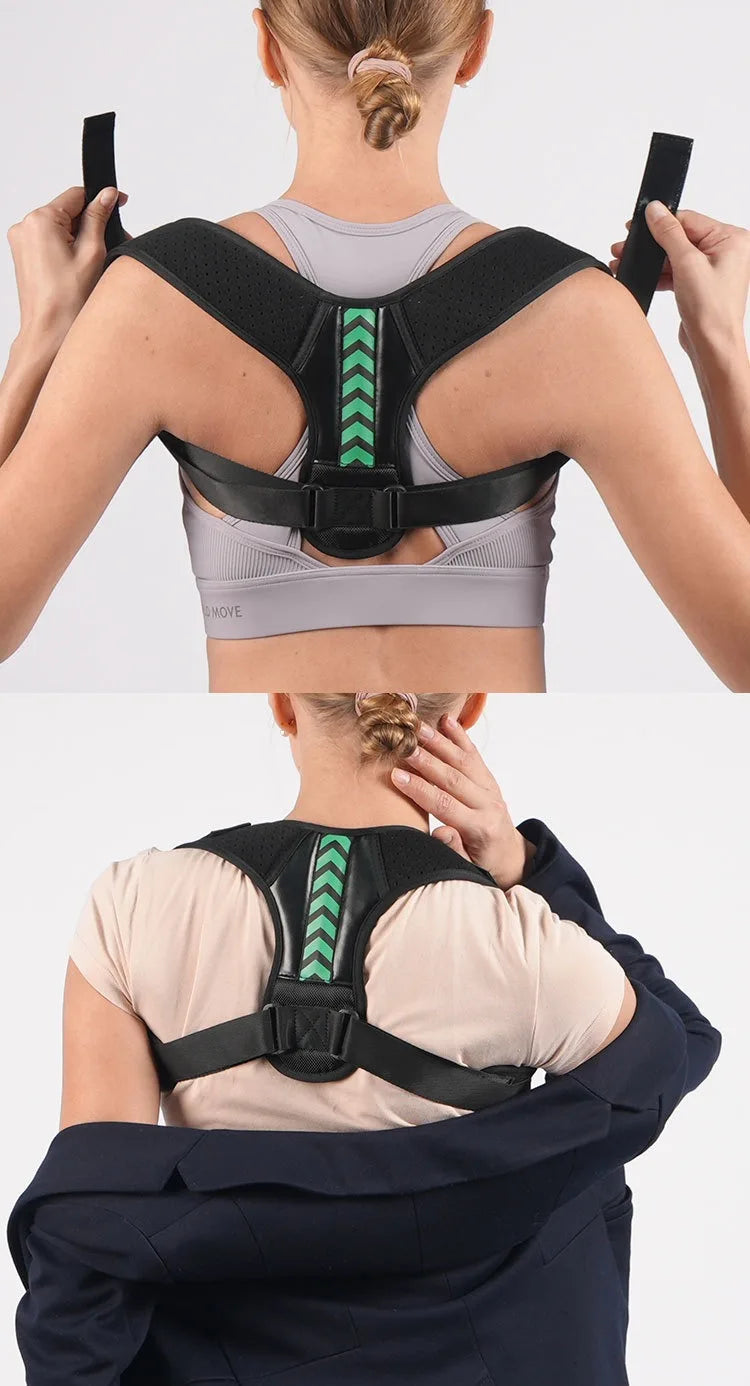 Azylo Adjustable Breathable Back Posture Corrector & Shoulder Support Belt