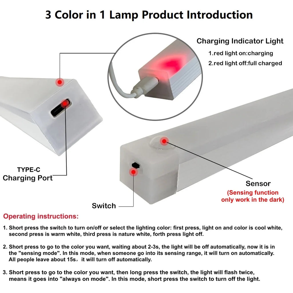 Azylo Magnetic Wireless LED Motion Sensor Night Light