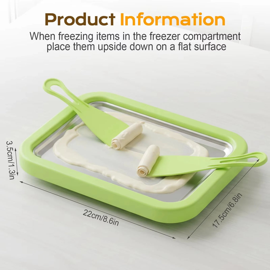 Azylo Kids DIY Stir-Fried Yogurt & Rolled Ice Cream Maker Pan
