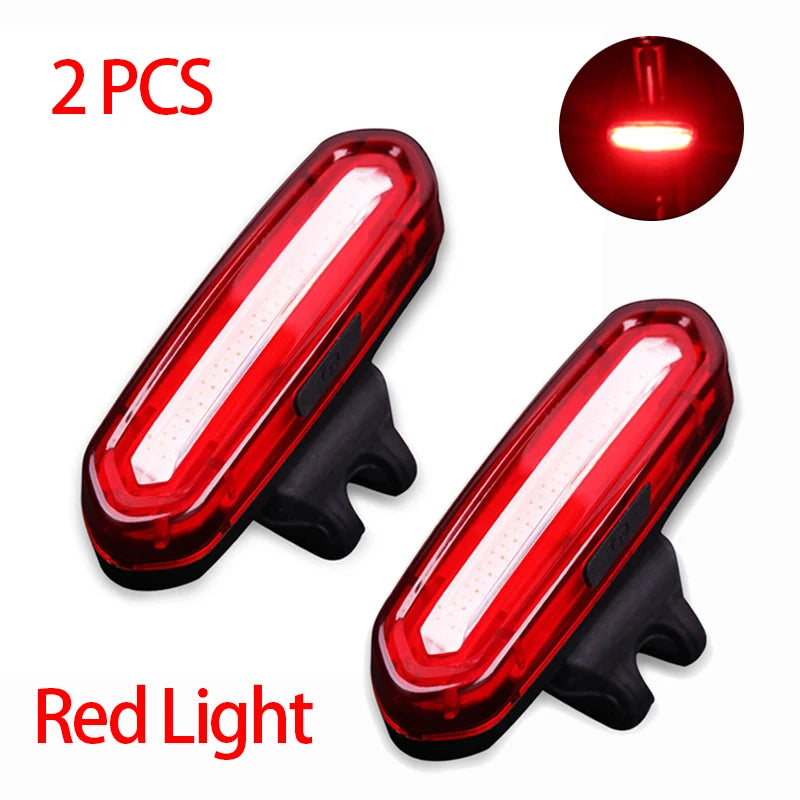 Azylo Ultra-Bright USB Rechargeable LED Bike Tail Light (Multi-Mode Safety Lamp)