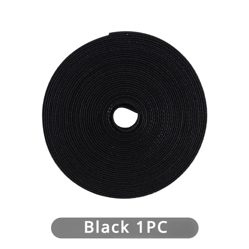 Azylo Reusable Hook & Loop Cable Management Tie Roll (3-Meter Cut-to-Length)