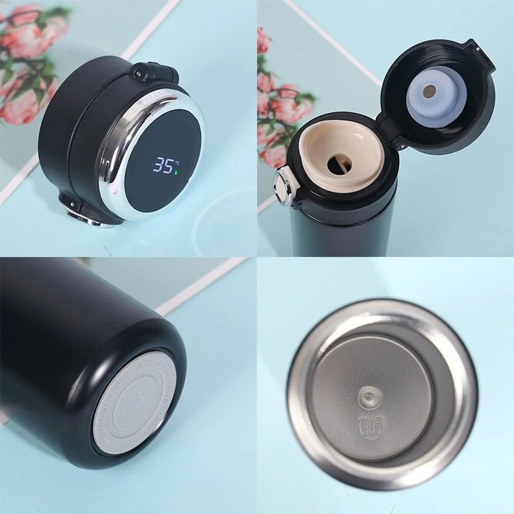 Azylo Smart LED Temperature Display Thermos & Travel Mug (400ml)