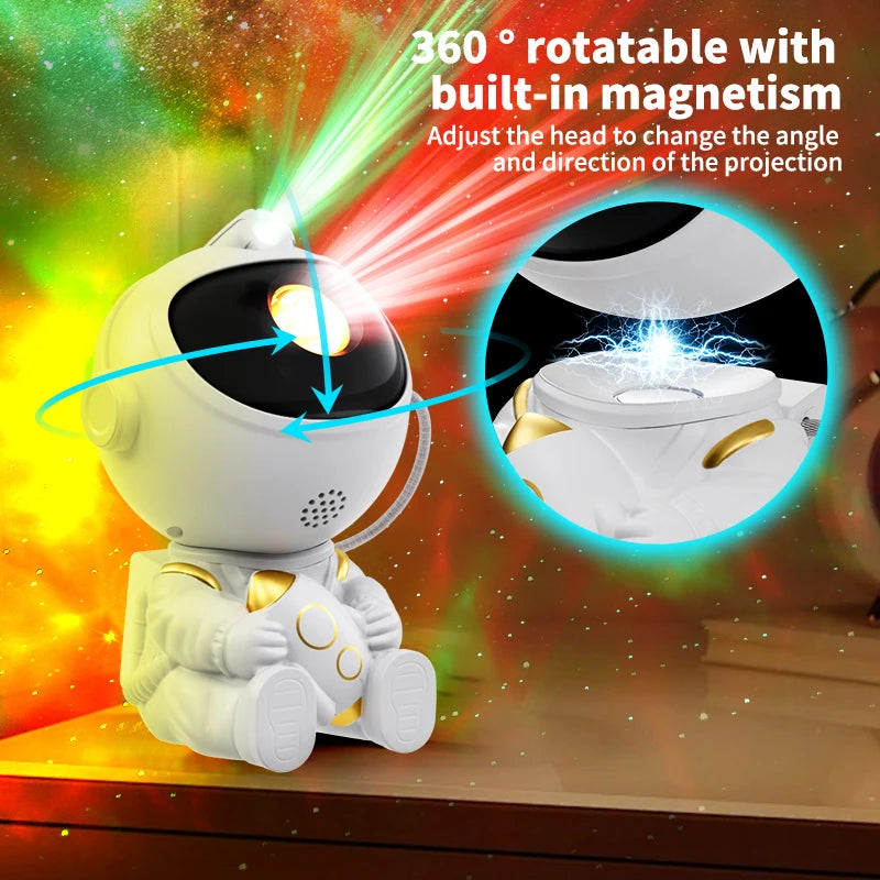 Azylo Smart Astronaut Galaxy Nebula Star Projector
